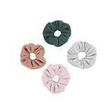 CRILSTYLEO 4 Piezas Banda Para El Cabello Titular De La De Caballo Liga Para El Cabello