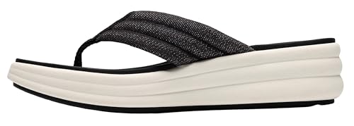 Clarks Clarks Women's Drift Carmen CloudSteppers Flip-Flop, Black Textile, 7.5