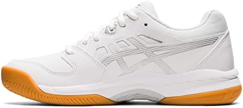 ASICS Women's Gel-RENMA Pickleball Shoes, 7.5, White/Pure Silver