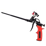 Dengofng Pistola de espuma, resistente de poliuretano expandido, aplicación de pulverización, pistola de calafateo con mango ergonómico pulverizador de espuma