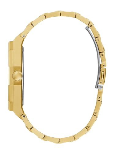 GUESS Asset Analog Watch for Men, Gold - Image 3