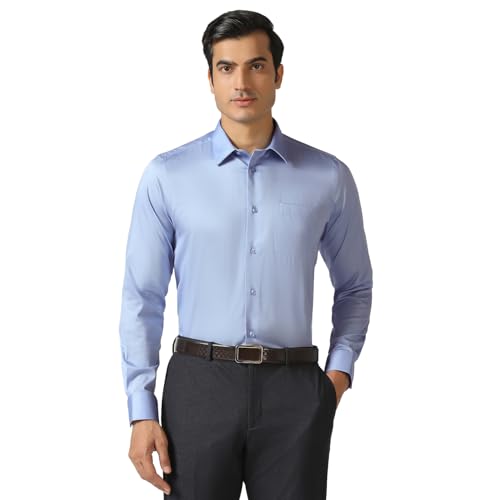 Image of blackberrys Men Non Iron Shirt with Smooth Finish, Full Sleeves and Balanced Tailoring | Suitable for Office Styling, Workplace Dressing and Professional Settings