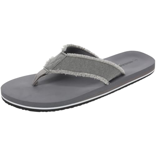 Wave Zone Men's Frayed Flip Flops Thong Sandals