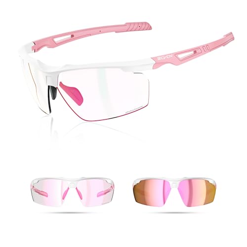 Photochromic Sport Sunglasses for Men Women UV400