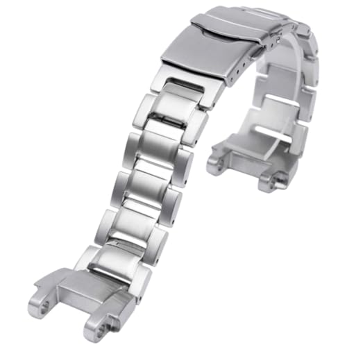 Bracelet acier brossé ultra résistant avec boucle pliante pour MTG-B1000
