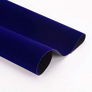 Taogift Self Adhesive Vinyl Film Velvet Flock Furniture Sticker Liner for Jewelry Displays Shelf Drawer Dresser Cabinets Liner Arts Crafts Decor (Black, 45CMx2.5M)