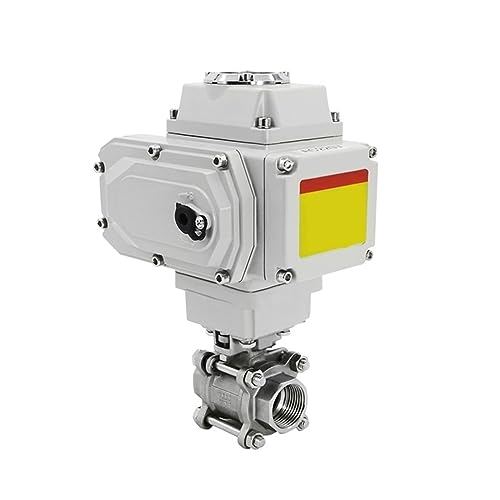 Válvula de bola motorizada de 2 vías de acero inoxidable 3/4 4