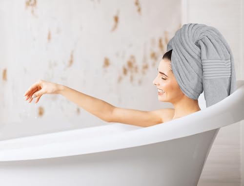 Image of Utopia Towels Bath Sheets 35x70 inches 100% Cotton Soft and Absorbent 2 Pack Cool Grey