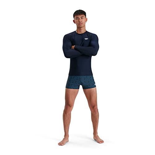 Camiseta Rash Top Hombre Speedo de manga larga y protección solar 3