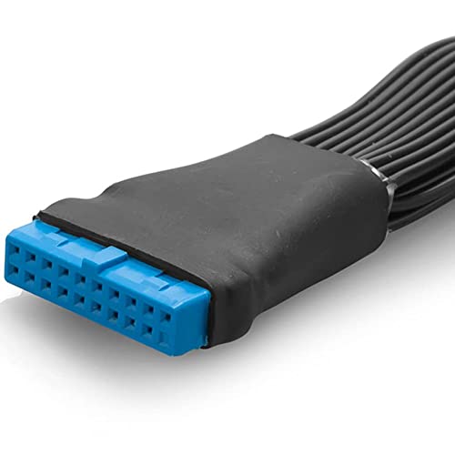 Cable interno USB 3.0 de 19 pines divisor de 1 a 2 para extensión de placa base de PC 4