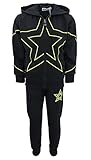 Fashion Boy Jogginganzug Sweatanzug Freizeitanzug Jungen/Mädchen in Schwarz, Gr. 152-158, K.JF34.14