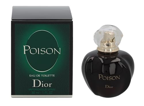 La Mejor Lista de Dior Poison Top 10. 40 Christian Dior Poison Eau de Toilette Spray for Women, 1 Ounce