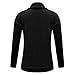 Womens Cowl Neck Pullover Sweater Trendy Casual Loose Long Sleeve Turtleneck Knit Sweaters Lightweight Solid Jumpers B-Black