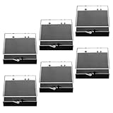 GALPADA Caja Organizadora para 6 Pines de Solapa y Pendientes con Esponja Interior de Abs, Diseño Elegante y Protección para Joyas en Uso Personal o Tienda