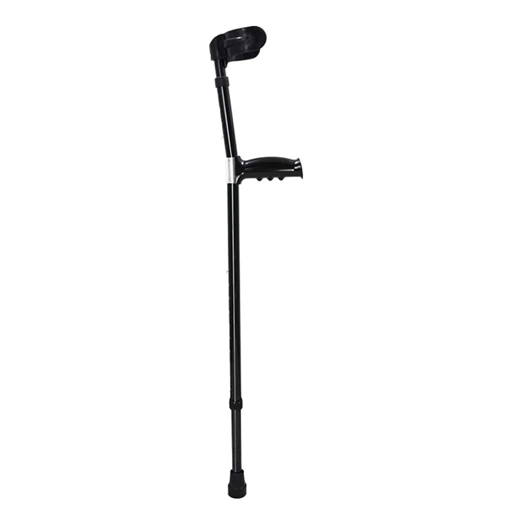 Muletas Altura Ajustable Bastones De Aluminio Confort Diseño Ergonómico Bastones para Adultos Mujeres Hombres/Negro