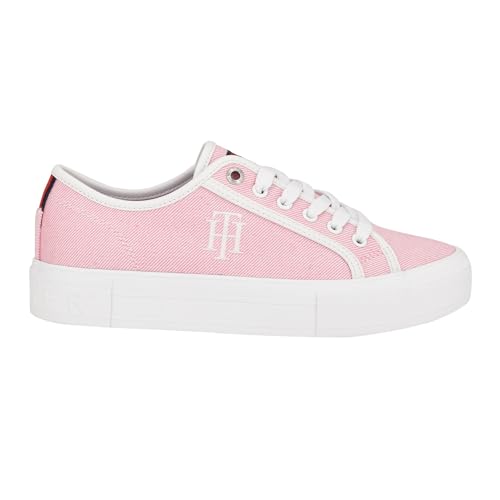 Baskets Alezya Tommy Hilfiger femme rose clair chaussures mode rayures 37 - 5