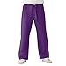 Medline ComfortEase Unisex Reversible Drawstring-Waist Scrub Pants, Rich Purple, Size X-Large, Regular Inseam