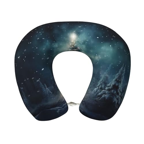Almohada de Viaje de Espuma Viscoelástica Negro