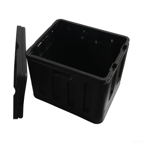 Kits de inodoro para camping, soluciones plegables portátiles para emergencias al aire libre (inodoro negro)