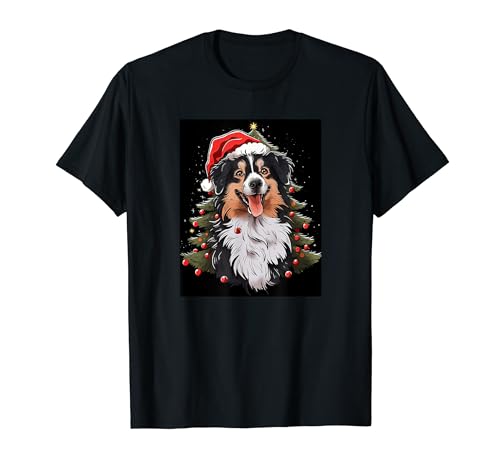 Australian Shepherd Christmas Funny Dog Xmas Maglietta