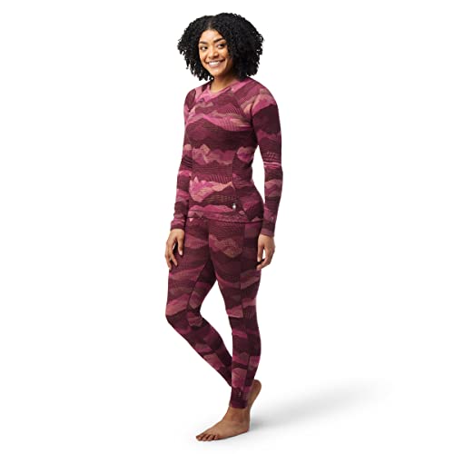 Smartwool Women's Classic Thermal Merino Base Layer Pattern Crew2