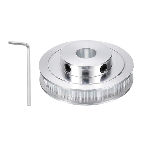 QUARKZMAN GT-2 Riemenscheibe Synchronrad 80 Zähne 12mm Bohrung Passend Für 6mm Breiter Riemen Aluminiumlegierung Zahnriemenscheibe Mit Schraubenschlüssel Für 3D-Drucker CNC-Maschine