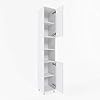 Vicco hoge kast badkamerkast badkamermeubel Fynn wit