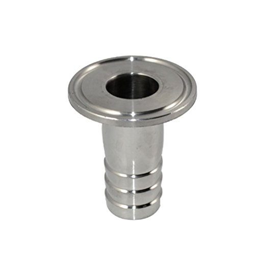 Conexión de Tuberías Conector de Acero Inoxidable para Diferentes Tubos Manguera Estándar Sanitario Ferrule SS316 Nuevo Piezas para Tuberías (12mm 1/2") Cover