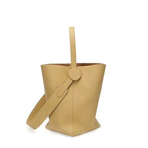 Sac à bandoulière en cuir pour femme avec poignée et compartiments spacieux