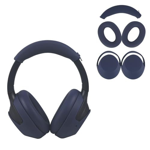 Adhiper WH-1000XM4 - Funda protectora para auriculares Sony WH-1000XM4, resistente al sudor y fácil de limpiar, color azul