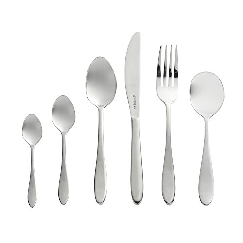 Viners Tabac 16 Piece Stainless Steel Cutlery Set Plus 4 Free Teaspoons and 4 Free Soup Spoons