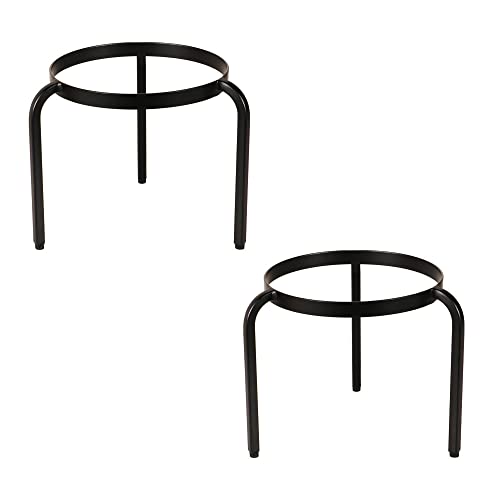 DECOWORLD || Planter Stand for Flower Pots and Plant Pots|| Metal Plant Stand for Balcony, Living Room, Indoors and Outdoors (Set of 2)