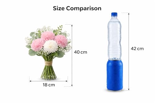 Image of Divyakosh Artificial Fabric Flower Bunch for Vase /Pot Display (VASE NOT Included)