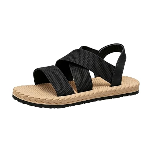 Sandales confortables pieds larges pour soulager la marche avec talon plateforme