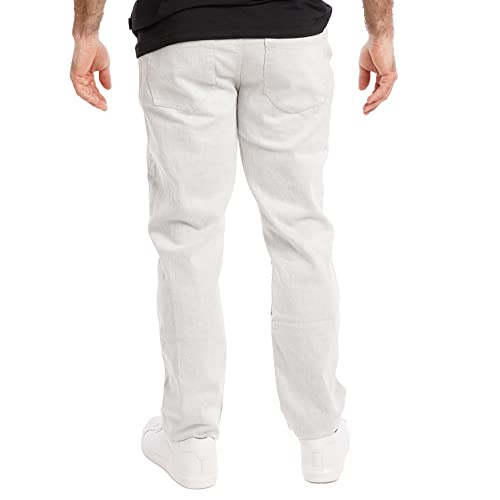 Kenneth Cole Mens Jeans Athletic Fit - Roomier Fit in Waist, Hip, and Thighs - Flexible Stretch Denim - Straight Leg Jeans2