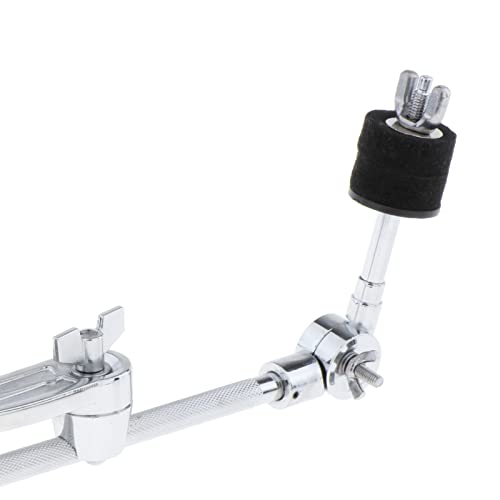 B Baosity Drum Extension Clamps Cymbal Brake Tilt Attachment Handbell Cowbell Clamp Holder Drum Set Clamp Practice Drum Pad Students Kids miniatura 2