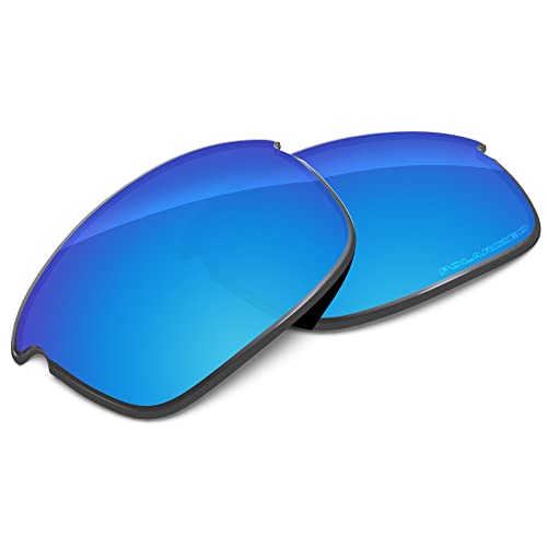 Image of Performance Replacement Lenses Compatible with Oakley Bottle Rocket OO9164 Polarized Etched-Sky Blue