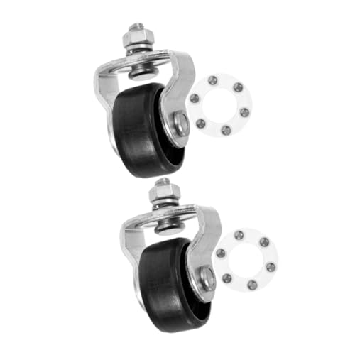 KICHOUSE Enhance Stability 2pcs Heavy Duty Floor Jack Caster Wheels Jack Wheel for Rv and Car Supplies