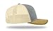 Joe's USA Richardson 112 Trucker Hat - Premium Adjustable Snapback Hats-OSFM-Heather Grey/Birch/Amber Gold