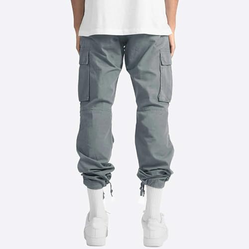 Men's Cargo Pants Straight Slim Fit Lightweight Joggers Pants Casual Athletic Sweatpants4