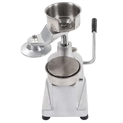 Burgerpresse, Fleischmaschine, Manuelle Hamburger-Patty-Maschine, Aluminium-Edelstahl-Formmaschine mit 500 Fettdichten Papieren Zum Grillen(Durchmesser 150 mm) – Bild 6