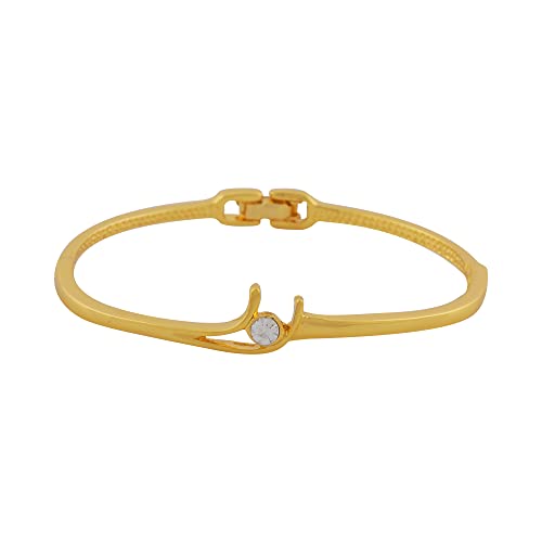 See full amazon price history chart for Estele 24 Kt Gold Plated Scooped Solitaire Cuff Bracelet for Women Estele 24 Kt Gold Plated Scooped Solitaire Cuff Bracelet for Women (B08CSB1R6Y) Amazon Price History, Amazon Price Tracker