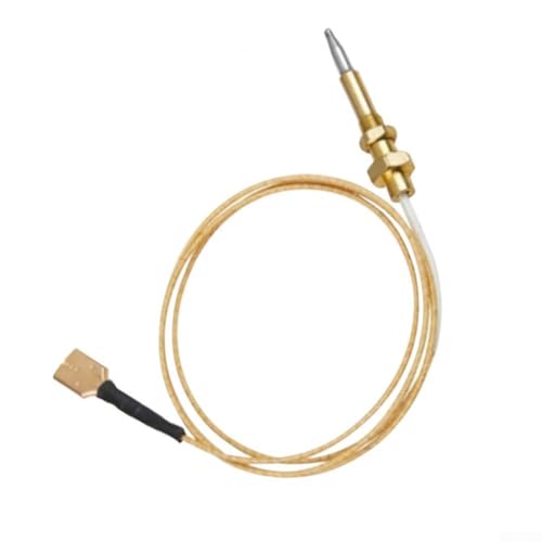 Honseadek Termocoppia per sensore temperatura piano cottura a gas 600 mm forno 1200 mm sonda in metallo (60 cm)