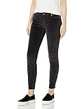 True Religion Women's Halle High Rise Stretch Corduroy Skinny Fit Jean, Black, 29