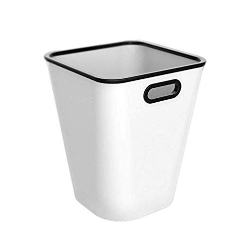 Corbeille à papier plastique double exemplaire compacte et résistante