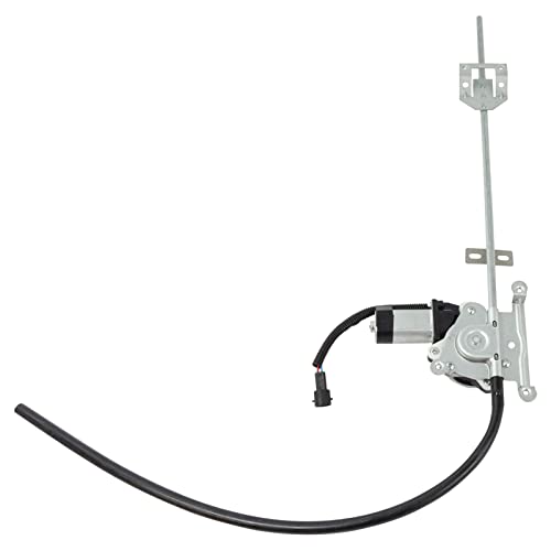 Image of TRQ Front Passenger Side Power Window Motor and Regulator Assembly Power One Touch Compatible with 1997-2003 Freightliner FLD112 1997-2010 FLD120 2003-2010 FLD120SD 2001-2010 FLD132