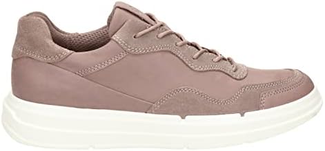 ECCO womens Soft 10 Tie Sneaker, Woodrose Suede, 9-9.5 US | Image 3