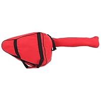 Kettensägen-Tasche Oxford-Tuch Elektrische Kettensäge Tragbar Wasserdicht mit Schulterriemen Schutzhülle Holzsäge Aufbewahrung von Metallsägen für Gartenwerkzeug Holzfäller(rot)