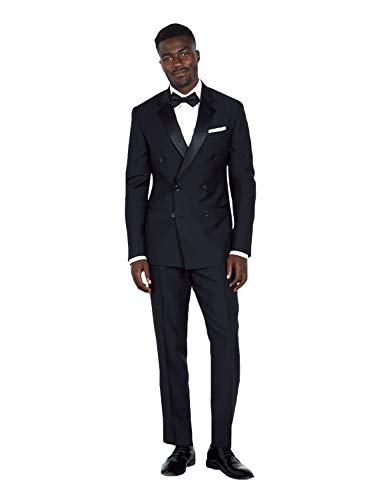 Pantalon de costume homme et veste d'uniforme double boutonnage cosplay
