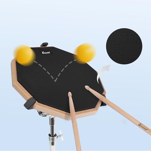 Sovvid 12 Inches Drum Pad and 5A Drum Sticks - Image 4